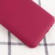Чехол Silicone Cover My Color Full Protective (A) для Samsung Galaxy A12 / M12 Бордовый / Marsala
