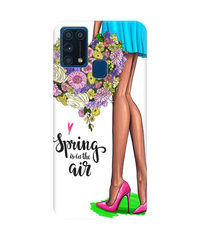 Силиконовый чехол Girls для Samsung Galaxy M31, Spring