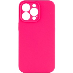 Чохол Silicone Case Full Camera Protective (AA) NO LOGO для Apple iPhone 14 Pro Max (6.7"), Розовый / Barbie pink