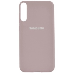 Чехол Silicone Cover Full Protective (AA) для Samsung Galaxy A50 (A505F) / A50s / A30s Серый / Lavender