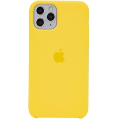 Чехол Silicone Case (AA) для Apple iPhone 11 Pro (5.8") Желтый / Canary Yellow
