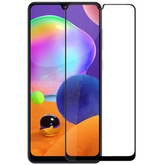 Защитное цветное стекло Mocoson 5D (full glue) для Samsung Galaxy A41, Черный