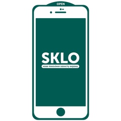 Защитное стекло SKLO 5D для Apple iPhone 7 / 8 / SE (2020) (4.7") Белый