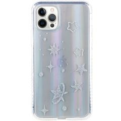TPU+Glass чехол Aurora Space для Apple iPhone 12 Pro Max (6.7") Звезды