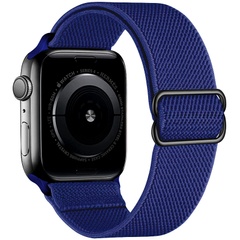 Ремешок тканевый с затяжкой для Apple Watch 38/40mm Deep Blue