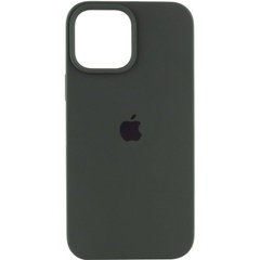 Чохол Silicone Case Full Protective (AA) для Apple iPhone 15 Pro (6.1"), Зеленый / Cyprus Green