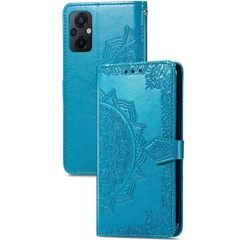 Кожаный чехол (книжка) Art Case с визитницей для Xiaomi Poco M5 Синий