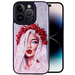 TPU+PC чохол Prisma Ladies для Apple iPhone 14 Pro Max (6.7"), Ukrainian Girl