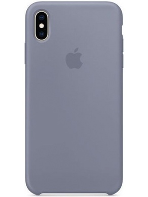Чохол Silicone Case (AA) для Apple iPhone XS Max (6.5 "), Сірий / Lavender Gray