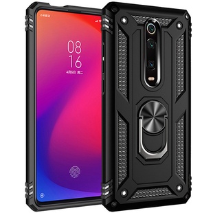 Ударопрочный чехол Serge Ring for Magnet для Xiaomi Redmi K20 / K20 Pro / Mi9T / Mi9T Pro Черный