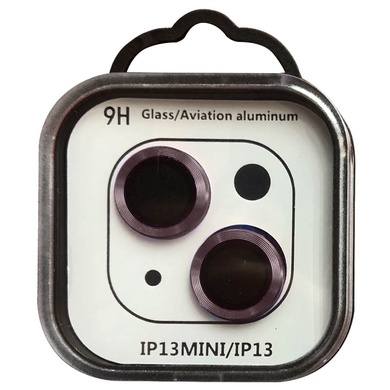 Защитное стекло Metal Classic на камеру (в упак.) для Apple iPhone 13 mini / 13 Розовый / Pink