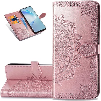 Шкіряний чохол (книжка) Art Case з візитницею для Samsung Galaxy A04s, Розовый