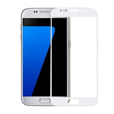 Захисне кольорове 3D скло Mocolo для Samsung G930F Galaxy S7, Белый