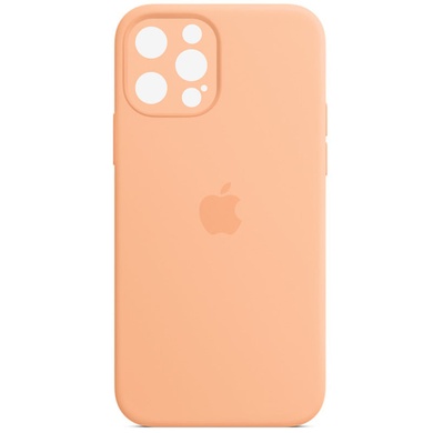 Чохол Silicone Case Full Camera Protective (AA) для Apple iPhone 14 Pro Max (6.7"), Помаранчевий / Cantaloupe