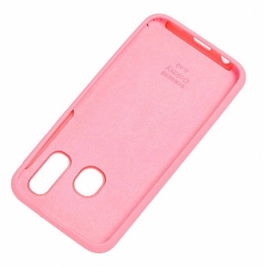 Чехол Silicone Cover (AA) для Samsung Galaxy A40 (A405F), Розовый / Pink