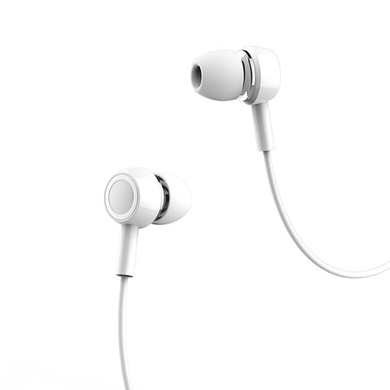 Навушники Usams EP-12 з мікрофоном (3.5mm/1.2m), Белый