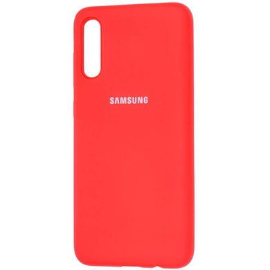 Чехол Silicone Cover Full Protective (AA) для Samsung Galaxy A70 (A705F) Красный / Red
