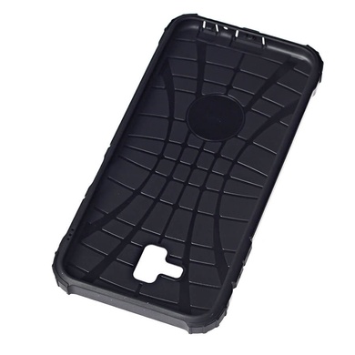 Бронированный противоударный TPU+PC чехол SPIGEN (HC) для Samsung Galaxy J6+ (2018) (J610F) Черный