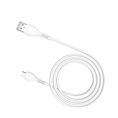 Дата кабель Hoco X37 "Cool power” MicroUSB (1m), Белый