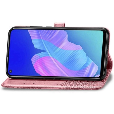 Шкіряний чохол (книжка) Art Case з візитницею для Samsung Galaxy A21s, Розовый