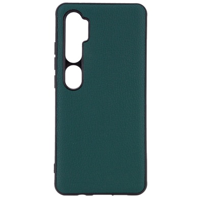 Шкіряна накладка Epic Vivi series для Mi Note 10 / Note 10 Pro / Mi CC9 Pro, Зелений / Pine green