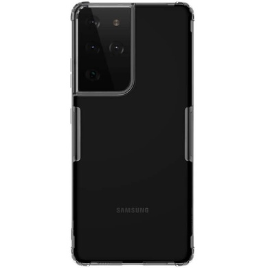 TPU чохол Nillkin Nature Series для Samsung Galaxy S21 Ultra, Сірий (прозорий)