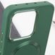 TPU чохол Bonbon Metal Style with MagSafe для Xiaomi 14, Зелений / Army green