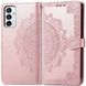 Шкіряний чохол (книжка) Art Case з візитницею для Samsung Galaxy M23 5G / M13 4G, Розовый