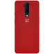Чохол Silicone Cover Full Protective (AA) для OnePlus 7T Pro, Червоний / Dark Red