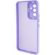 TPU+PC чохол Accent для Samsung Galaxy A34 5G, White / Purple