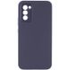 Чохол Silicone Cover Lakshmi Full Camera (AAA) для Samsung Galaxy S20 FE, Сірий / Dark Gray