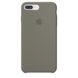 Чехол Silicone Case (AA) для Apple iPhone 7 plus / 8 plus (5.5") Серый / Dark Grey
