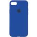 Чехол Silicone Case Full Protective (AA) для Apple iPhone 7 / 8 / SE (2020) (4.7") Синий / Royal blue