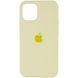 Чехол Silicone Case Full Protective (AA) для Apple iPhone 14 (6.1") Желтый / Mellow Yellow