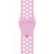 Ремешок Sport Design для Apple watch 38mm / 40mm, Розовый / Белый