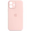 Чохол Silicone Case Full Camera Protective (AA) для Apple iPhone 12 (6.1"), Розовый / Chalk Pink