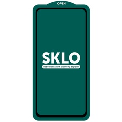 Защитное стекло SKLO 5D (full glue) для Xiaomi Redmi Note 9s / Note 9 Pro / Note 9 Pro Max Черный