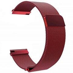 Ремешок Milanese Loop для Xiaomi Amazfit / Samsung 20 mm Red