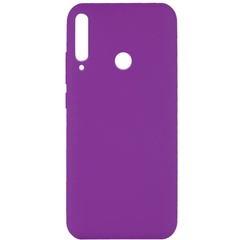 Чехол Silicone Cover Full without Logo (A) для Huawei P40 Lite E / Y7p (2020) Фиолетовый / Grape