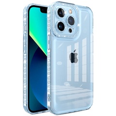 Чохол TPU Starfall Clear для Samsung Galaxy S22 Ultra, Голубой