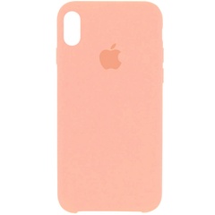 Чехол Silicone Case (AA) для Apple iPhone XS Max (6.5") Розовый / Light Flamingo