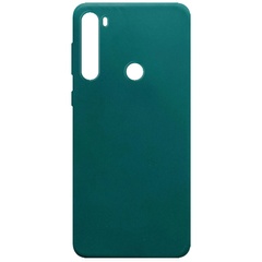 Силіконовий чохол Candy для Xiaomi Redmi Note 8 / Note 8 2021, Зеленый / Forest green
