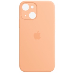 Чехол Silicone Case Full Camera Protective (AA) для Apple iPhone 13 (6.1") Оранжевый / Cantaloupe