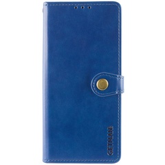 Кожаный чехол книжка GETMAN Gallant (PU) для Xiaomi Redmi Note 13 5G Синий