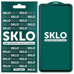 Захисне скло SKLO 5D (full glue) для Samsung Galaxy S20 FE, Чорний