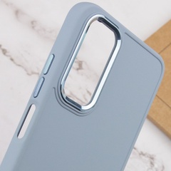 TPU чехол Bonbon Metal Style для Xiaomi Redmi Note 11 Pro 4G/5G / 12 Pro 4G Голубой / Mist blue