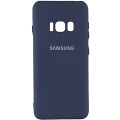 Чехол Silicone Cover My Color Full Camera (A) для Samsung G955 Galaxy S8 Plus Синий / Midnight blue