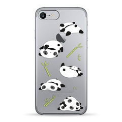 Чохол Pump Transperency для Apple iPhone 7 / 8 / SE (2020) (4.7"), Flying Pandas