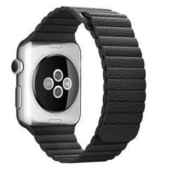 Ремешок Leather Loop Design для Apple watch 42mm/44mm, Черный