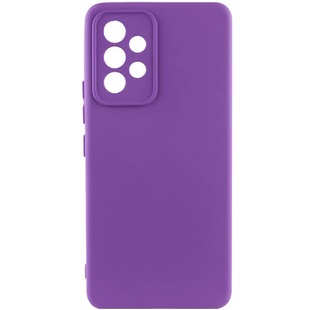 Чехол Silicone Cover Lakshmi Full Camera (A) для Samsung Galaxy A73 5G Фиолетовый / Purple